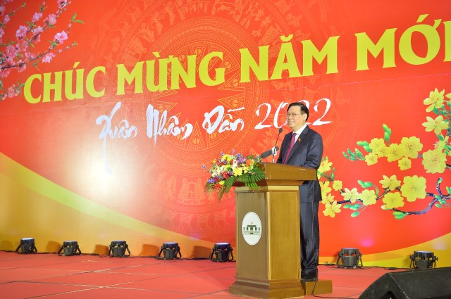 CHỦ TỊCH QUỐC HỘI VƯƠNG ĐÌNH HUỆ: NĂM 2022 - ĐÁP ỨNG NHỮNG YÊU CẦU KIẾN TẠO, PHÁT TRIỂN ĐẤT NƯỚC NHANH, BỀN VỮNG